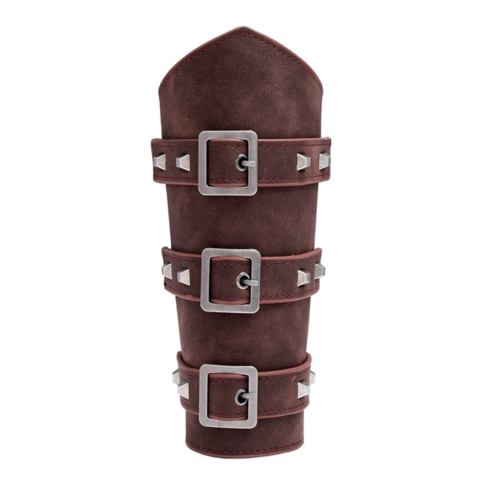 

Adjustable One Size Cosplay Durable Archery For Adults Breathable Women Men Junior Faux Leather Theatrical Wristband Arm Guard