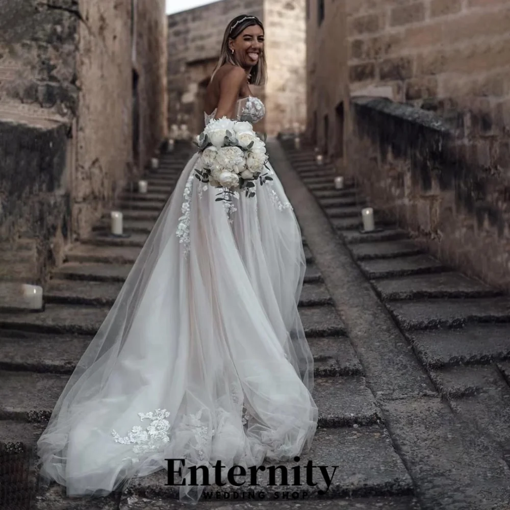 Свадебные платья на шнуровке по индивидуальному заказу милое для женщин 2024