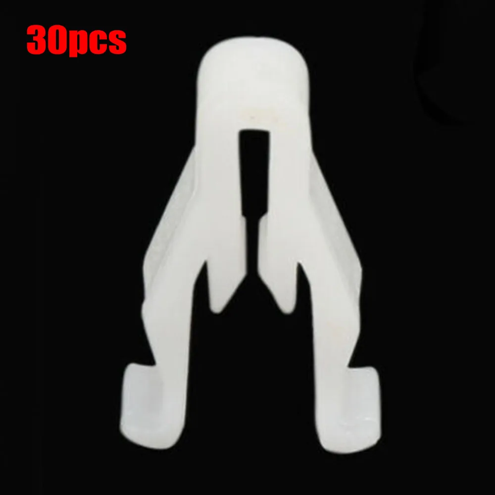 

White Switch Bezel Clip 30pcs Auto Car IS250 LS460 Plastic Accessories
