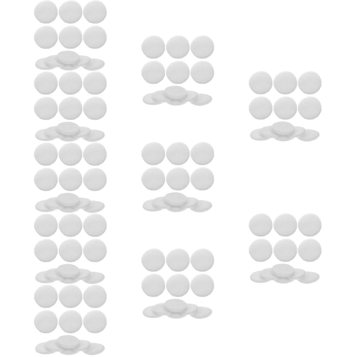 

120 шт., женские хлопковые губки для снятия макияжа