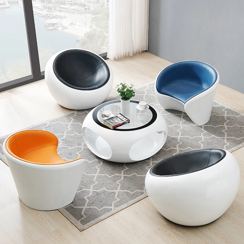 

Custom Office Reception Sofa 4s Shop Beauty Salon Front Desk Rest Area Creative Leisure Negotiation Table and Chair
