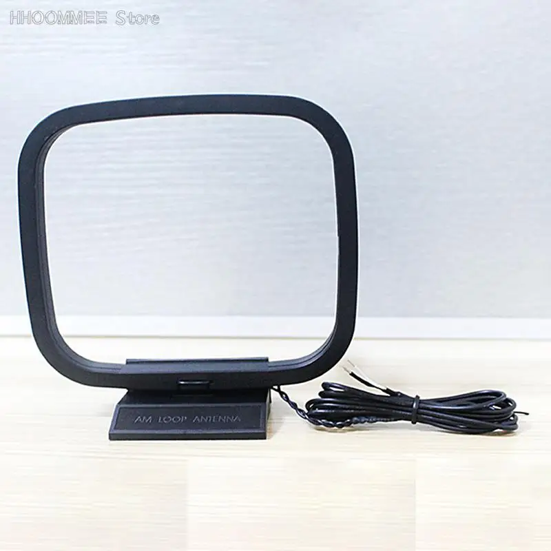 

Mini Universal FM/AM Loop Antenna For Sony Sharp Chaine Stereo AV Receiver Systems Connector Receiver
