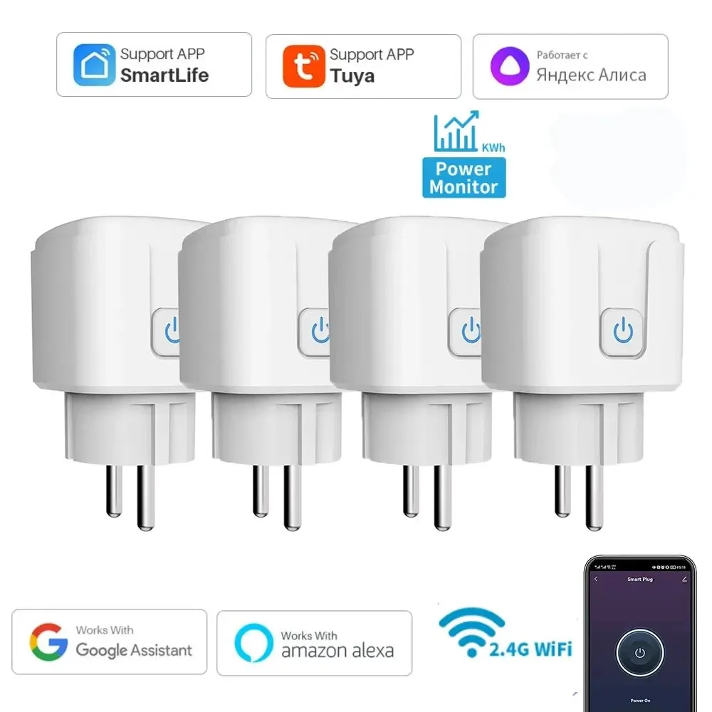 

Умная розетка Szaoju WiFi 20A