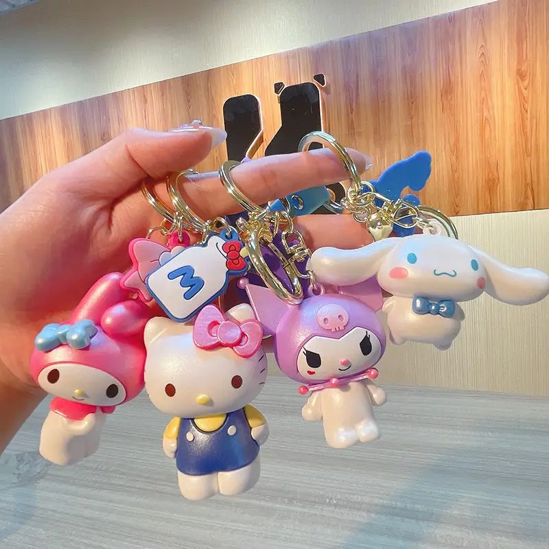 

Kawaii Sanrioed Anime Cartoon series HelloKitty mymelody Cinnamoroll cute Portable Backpack Keychain Pendant Small gift