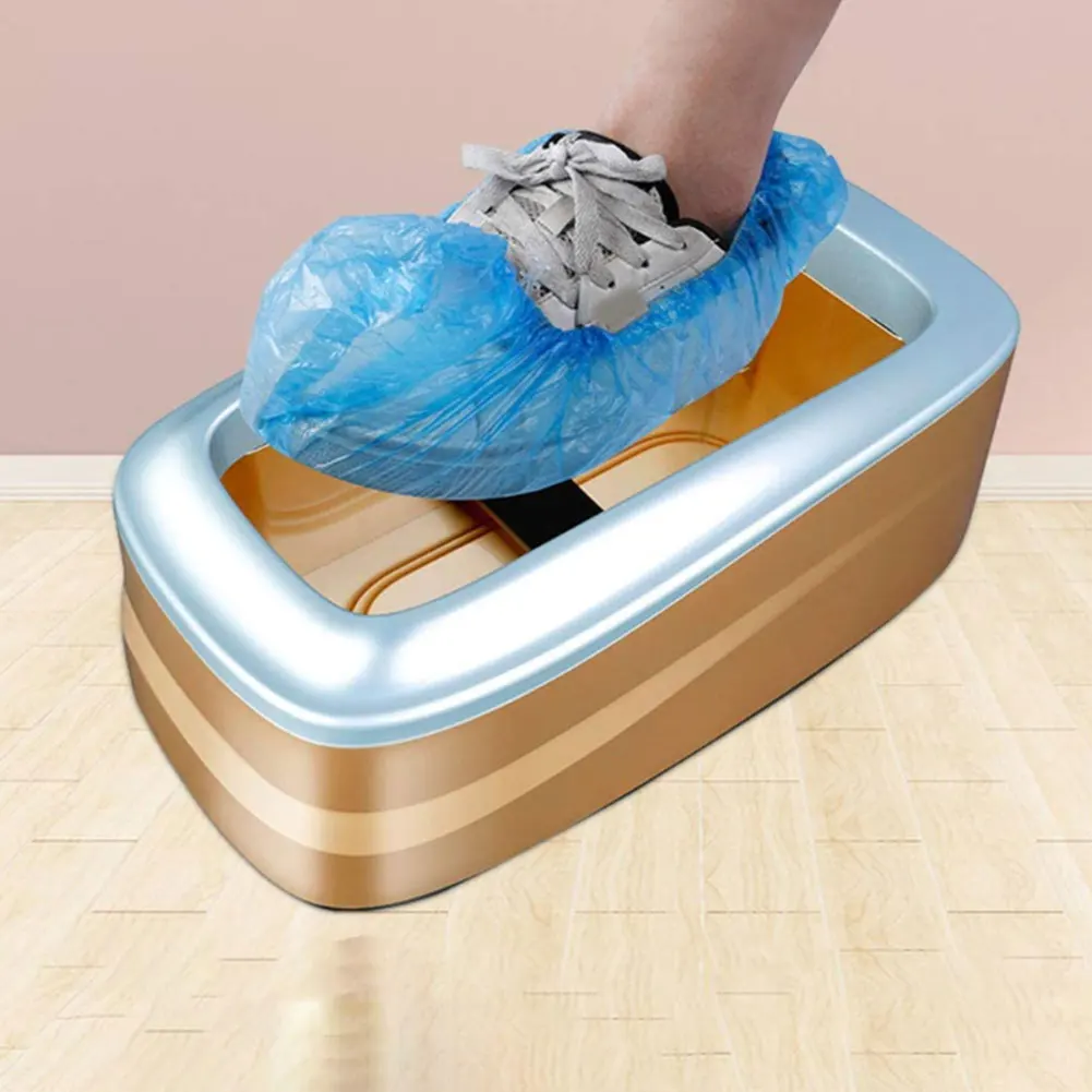 

Автоматический одноразовый пылезащитный чехол для обуви, устойчивый к давлению чехол для обуви, ручная машина, бытовая умная машина для зак...