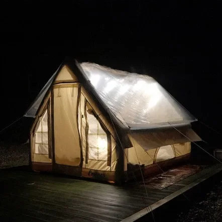 6.82 Glamping новейшая надувная палатка на крыше с большим прозрачным окном для