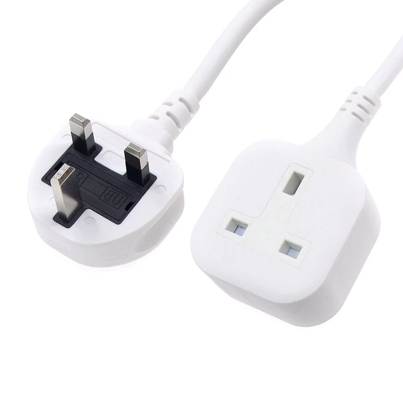 

UK British Standard Power M/F Extension cord, 1.5m IEC UK BS1363 3Pin Male Plug to UK Female Socket Power Adapter Cable,13A/250V
