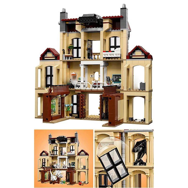 CHUZHAN креативные строительные блоки серии динозавры Тифоны атакует дома унисекс