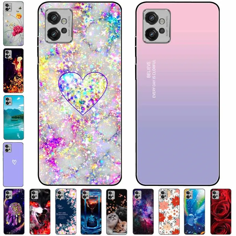 

Чехол для Moto G32, силиконовый мягкий ударопрочный чехол из ТПУ для Motorola Moto G32, чехол для MotoG32 4G 32, милый чехол