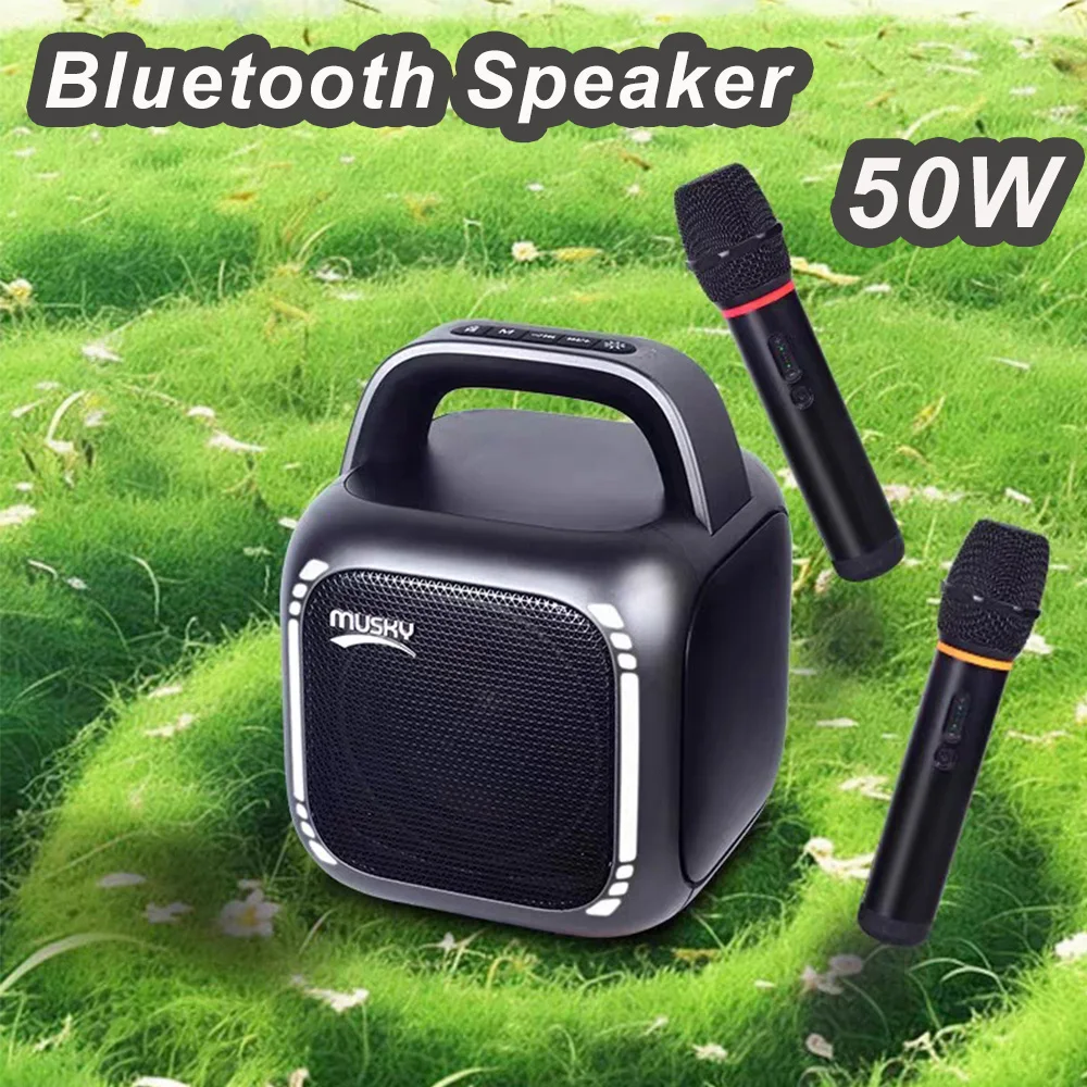 Портативный караоке Bluetooth-динамик 50 Вт