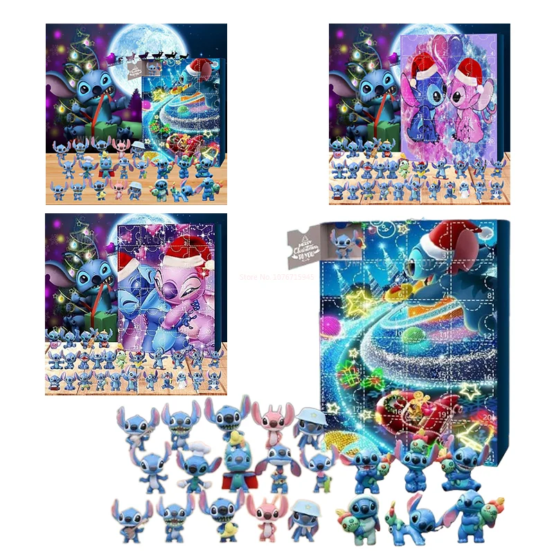 2024 Рождественский календарь и игрушки 24 дня награды обратный отсчет аниме Стич