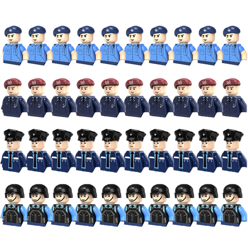 

Mini City Police Series Marine Corps Flying Tigers Navy Air Forces Military Army Soldiers Figures Modern SWAT Building Blocks