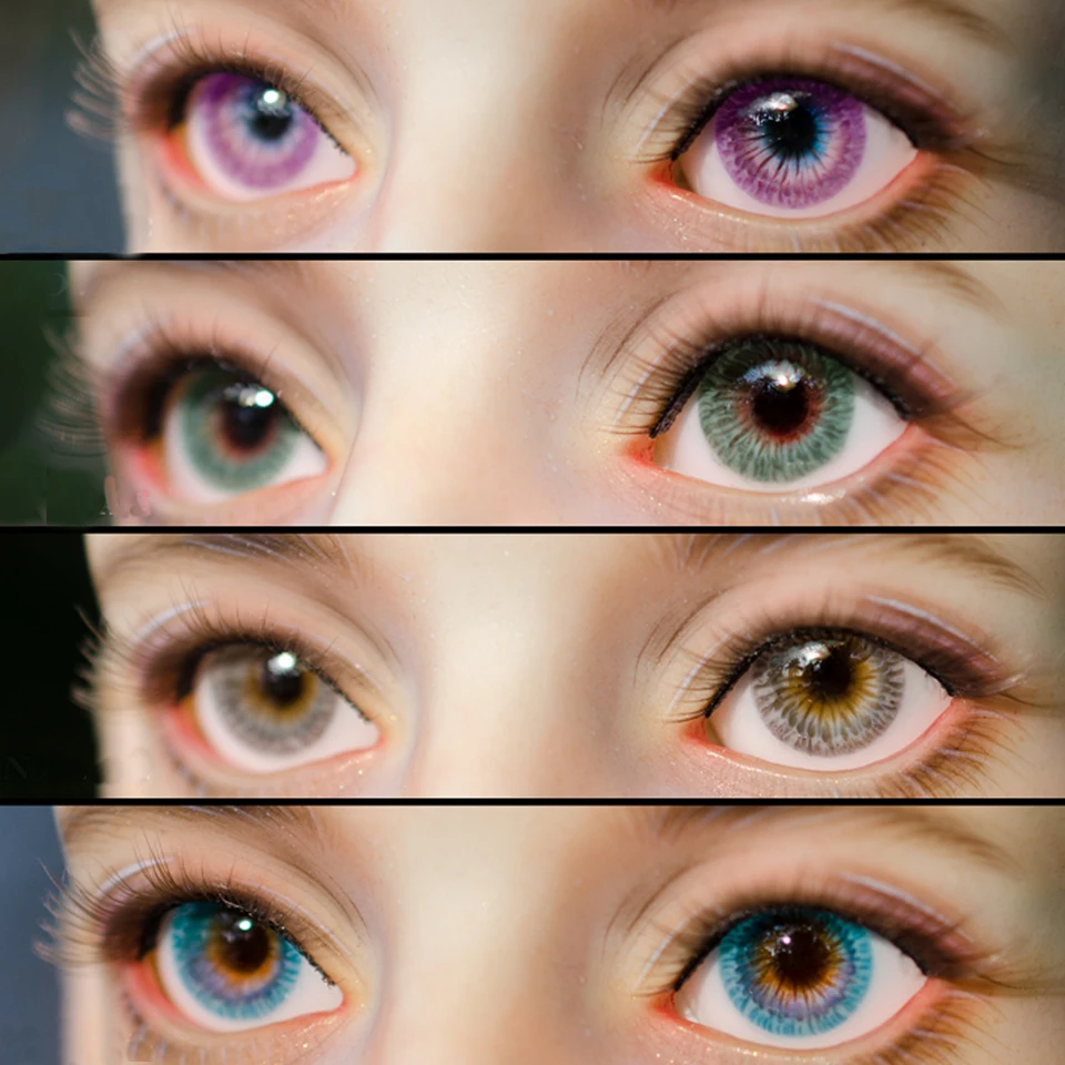 

Bjd Eye Bead Artificial Plaster Eye Non-resin Eye 6/4/3 Points Iris