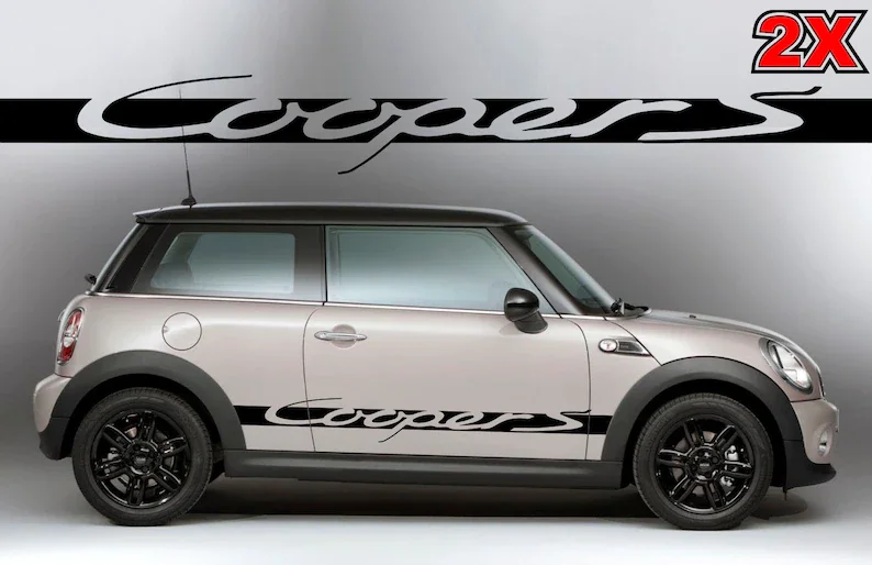 

Mini Cooper Vinyl Side Stripe Decals by BL Signs