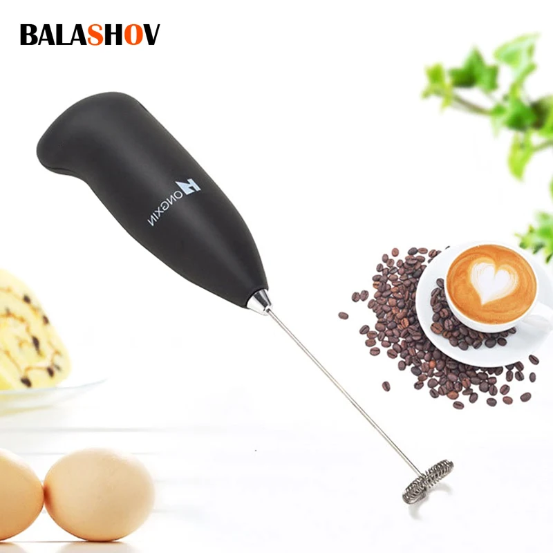 

Electric Mini Milk Frother Handheld Egg Beater Foamer Coffee Maker Portable Blender Whisk Tools For Chocolate Cappuccino Stirrer