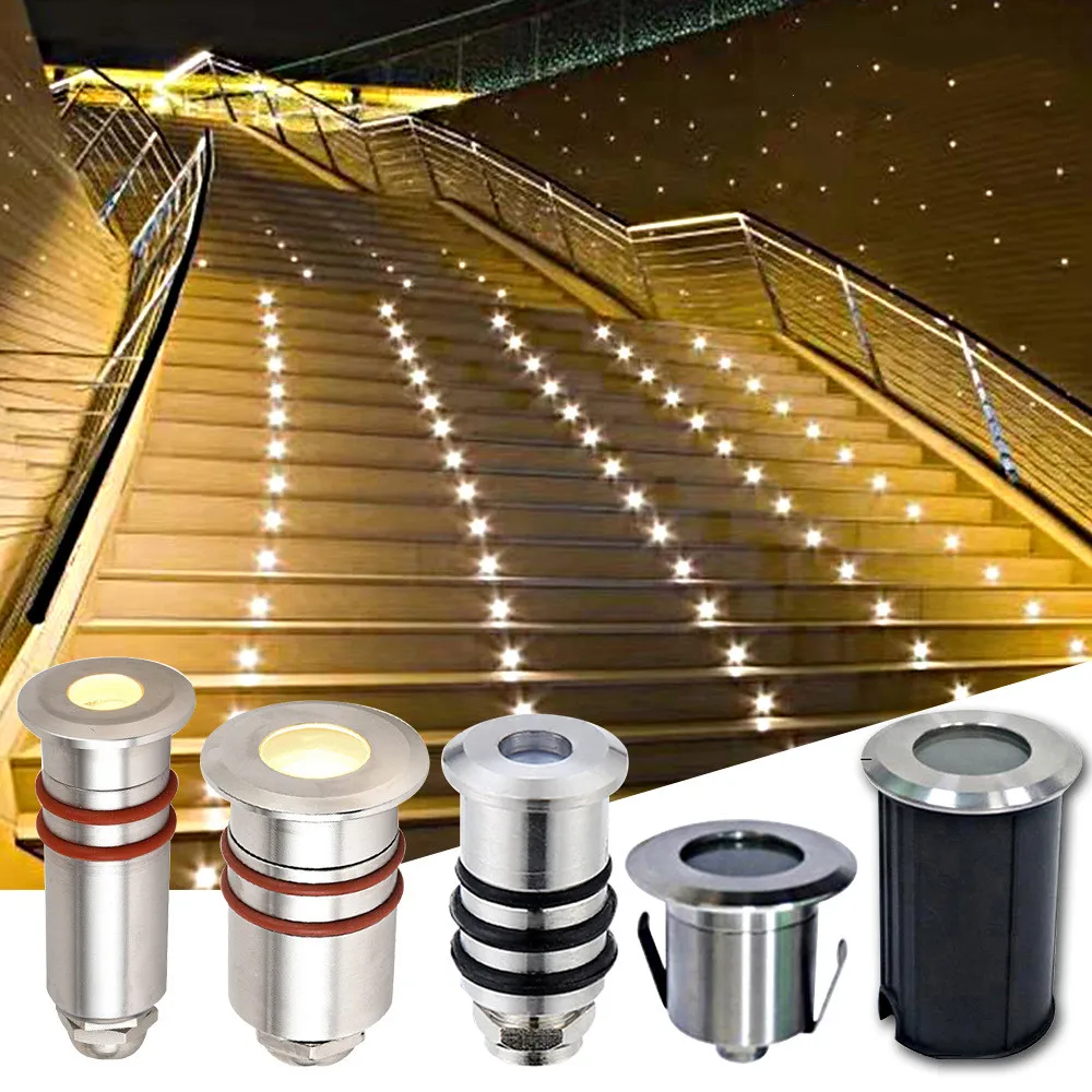

Low Voltage Landscape Light LED Underground Lamp 12V Landscape Lighting IP68 Waterproof Outdoor Spotlight for Deck Step Stair