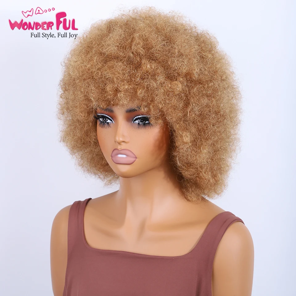 Замечательные бразильские волосы Remy афро-завитки 100% человеческие натуральный