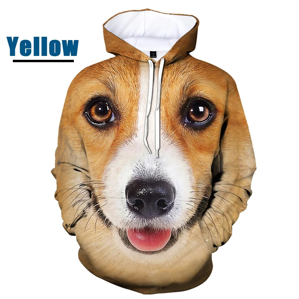 

Funny Pet Dog Hoodies Children Kawaii Corgi Print Clothes Fashion Casual Boy Girl Hoodie Autumn Men Women Long Sleeve Pullovers