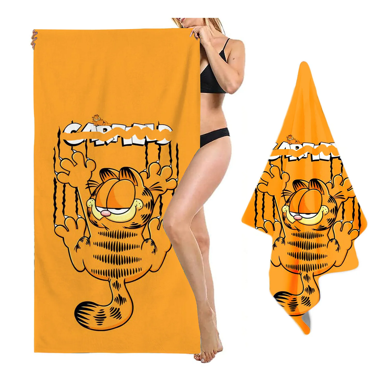 Полотенца для сауны Garfield Хлопковое полотенце ванной комнаты путешествий