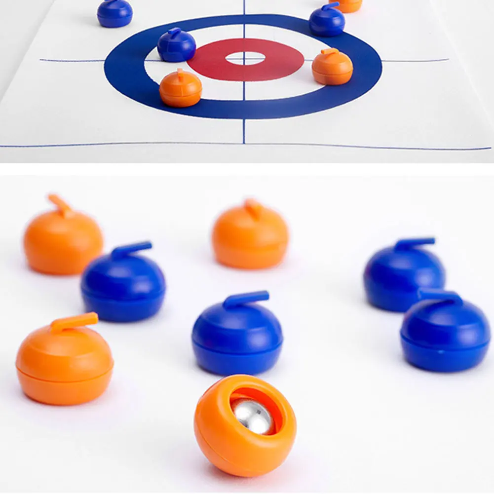 

Shuffleboard Travel Training Mini Portable Family Gift Interactive School Tabletop Curling Game Indoor Outdoor Kids Adults Ball