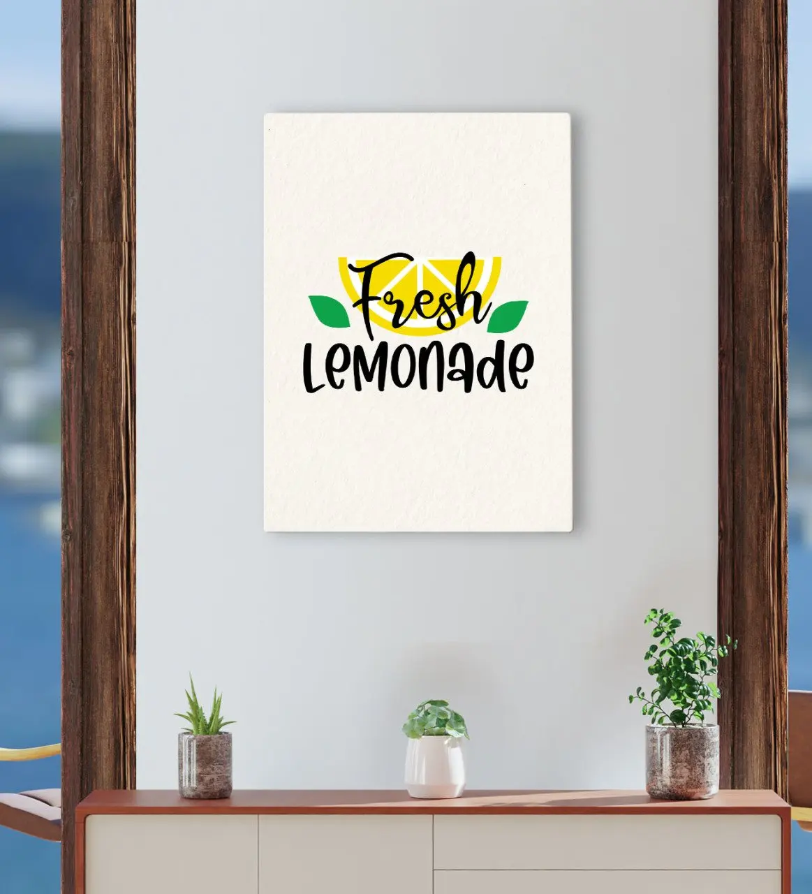

BK Gift Cafe & Bar & Restaurant Konseptli Canvas Table 30x50cm-3