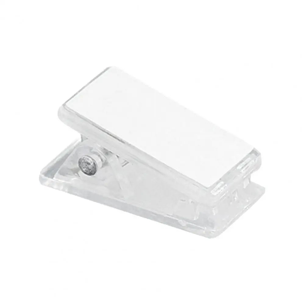 Зажимы для бумаг компактные универсальные самоклеящиеся 50 шт.