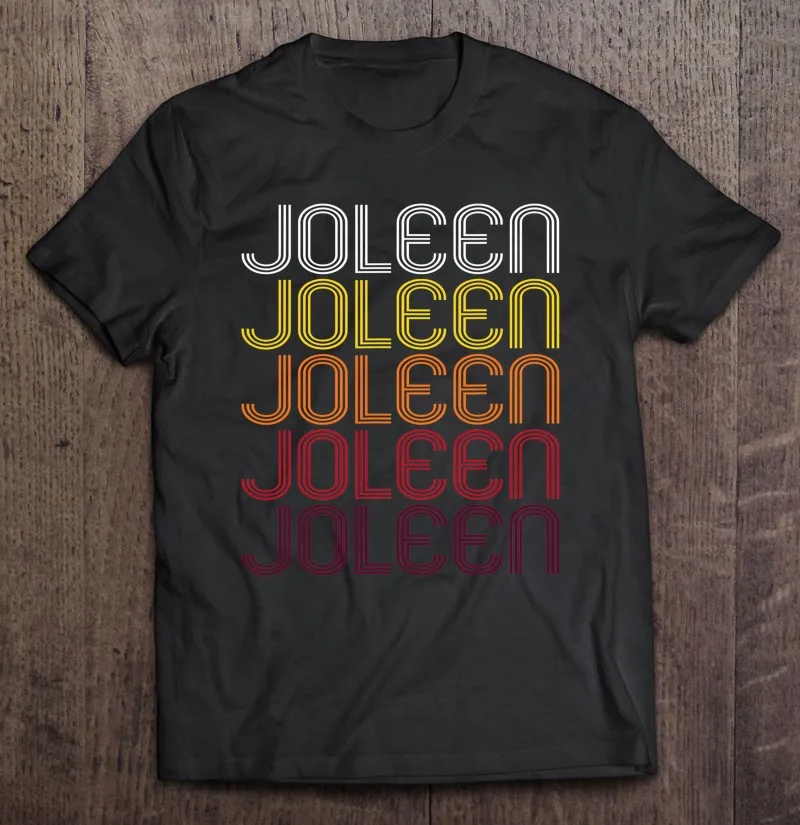 

Joleen Retro Wordmark Pattern Vintage Style Oversized T-Shirt Unisex T Shirt For Men T Shirt For Men Men'S Shirts Anime Tshirt