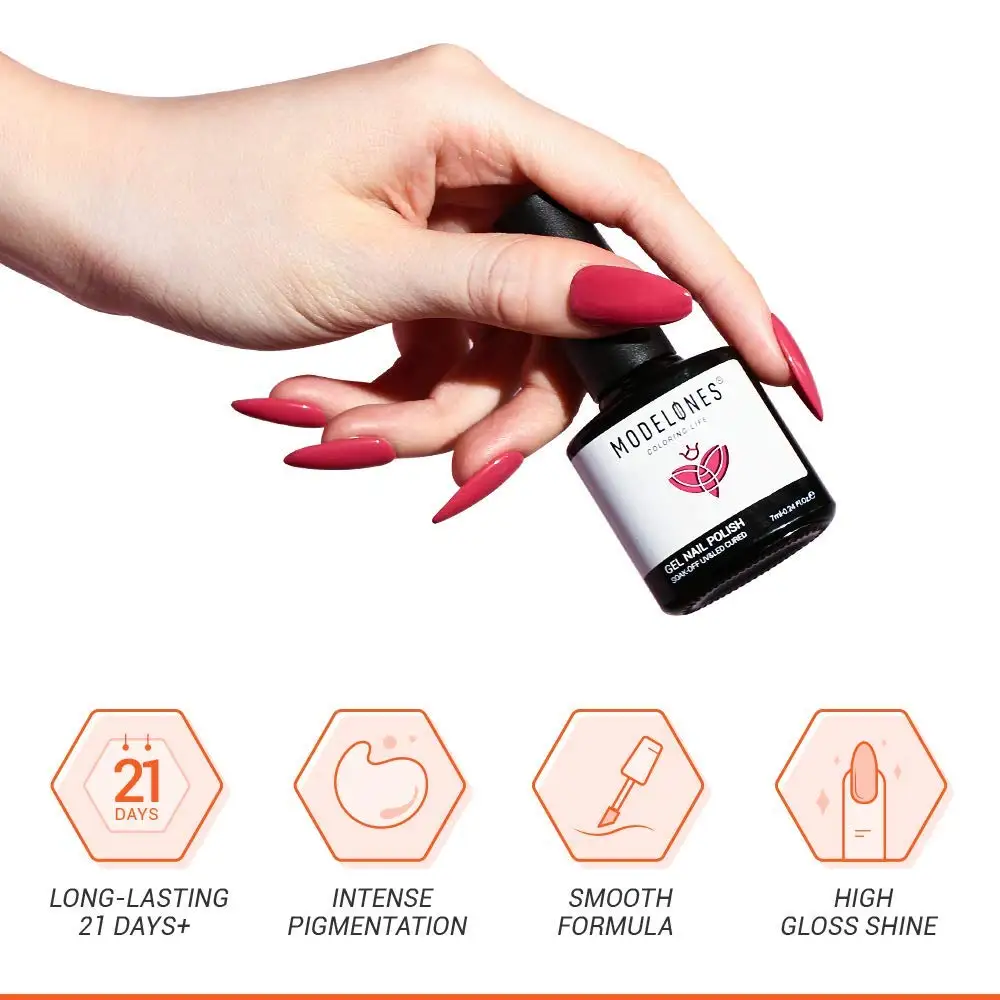 Набор гель-лаков Modelones 2 шт./компл. УФ-гель для ногтей базовое верхнее покрытие УФ