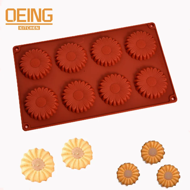 

Round Shape Cake Silicone Biscuit Mold Bakeware Molds Baking Mould Accessories Mini Muffin Cake Chocalate Mold