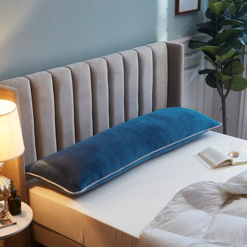 

Soft Flannel Long Pillow Case Large Size 120/150/180cm Bedding Body Pillowcase Comfortable Pillow Cover