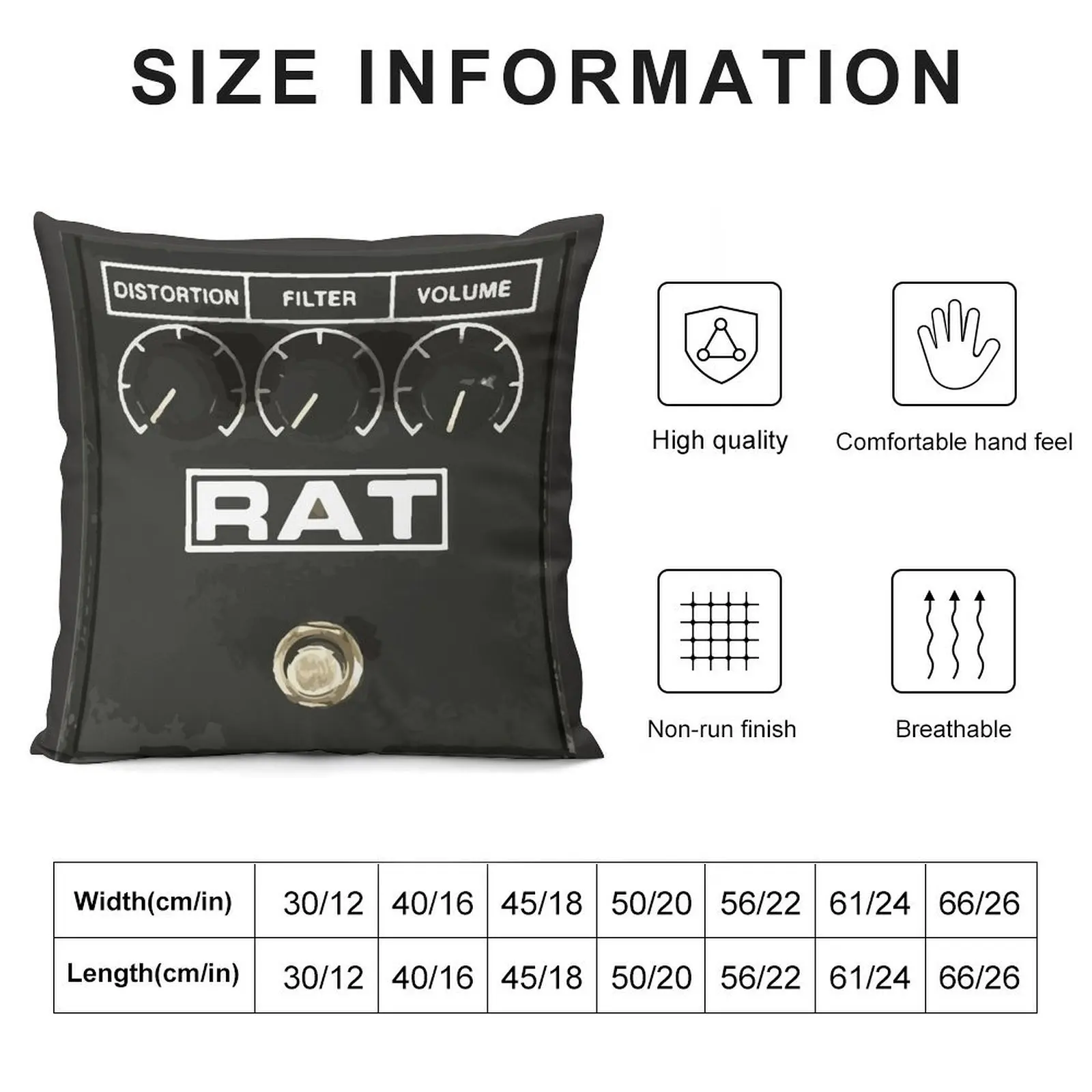 Наволочки Pro Co Rat Искажение педаль диванная подушка наволочки для дивана