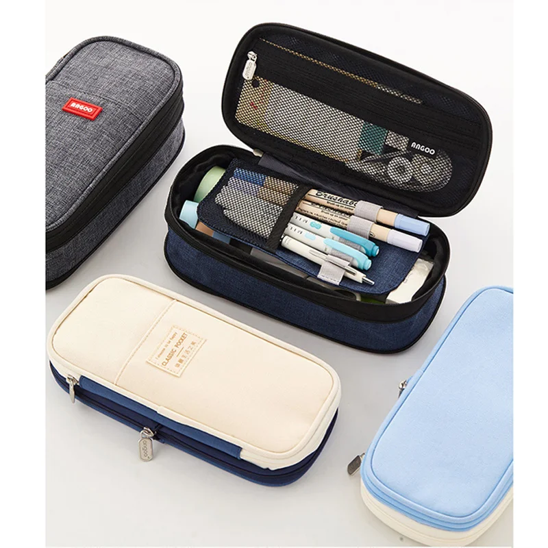 

Чехол для карандаша, Складная Водонепроницаемая вместительная сумка, 9 цветов, милые Канцтовары для студентов, офисные и школьные принадлеж...