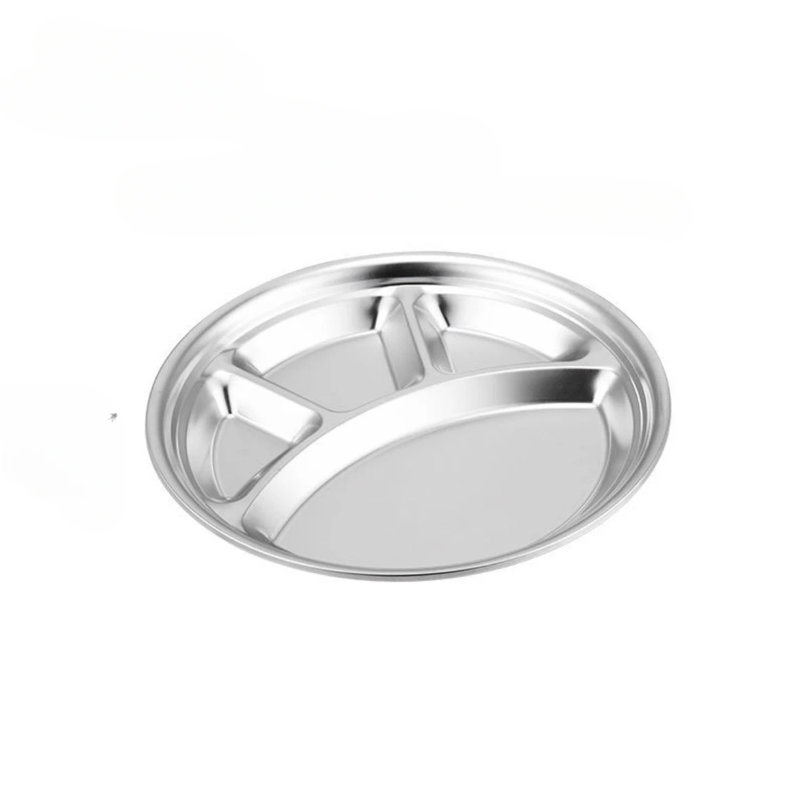 

Поднос из нержавеющей стали 26/28 см, 4 отделения