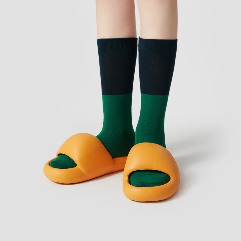 Thick Platform Bathroom Home Slippers Couple Shoes Non-Slip Flip Flops Woman Sandals Men Fashion Soft Sole EVA Indoor Slides