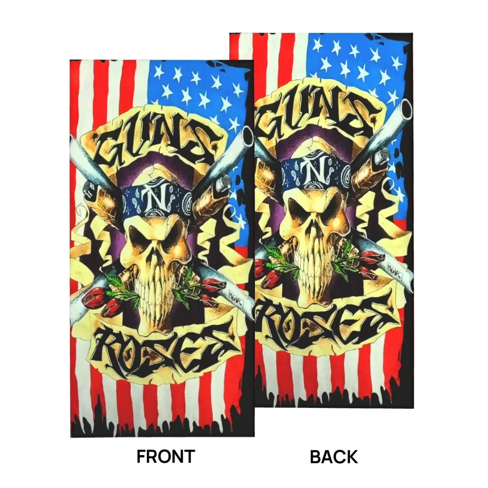 Brockum Guns N Roses 1991 Use Mask Balaclava Hunting Men's Bike Bandana With Ears Scarf Women For |
