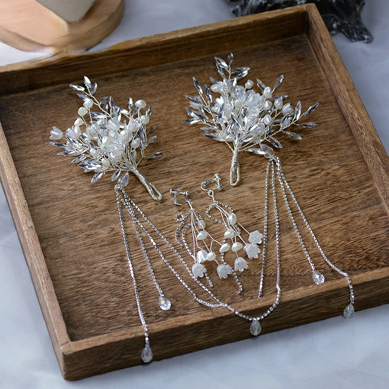 Fashion Beaded Rhinestone Crystal hair wear Wedding Women Hair Decoration Bride Hair Accessories