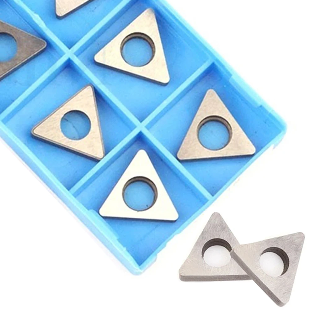 

10pcs MT2204 Carbide Inserts Positive Triangular Shim T-Shaped Turning Tools