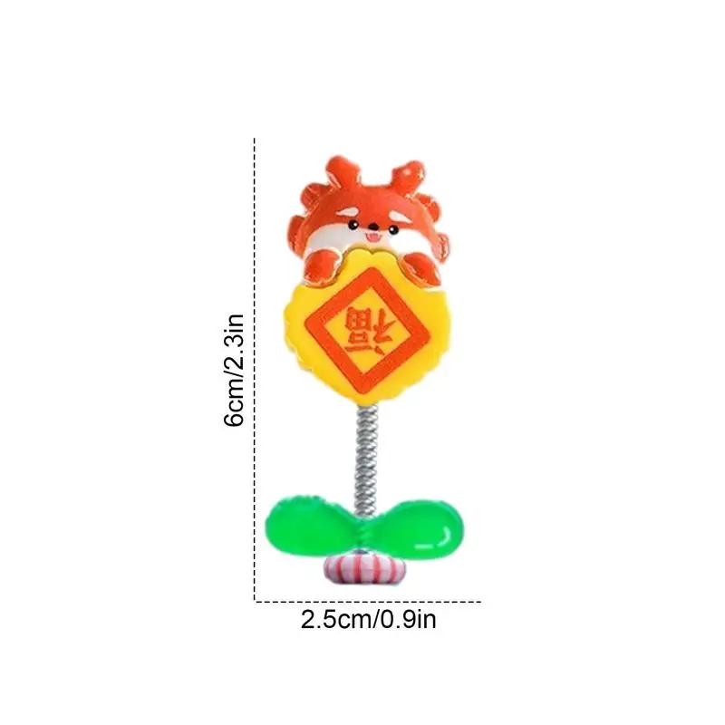 Украшения для приборной панели автомобиля 6X Bobblehead китайские танцевальные