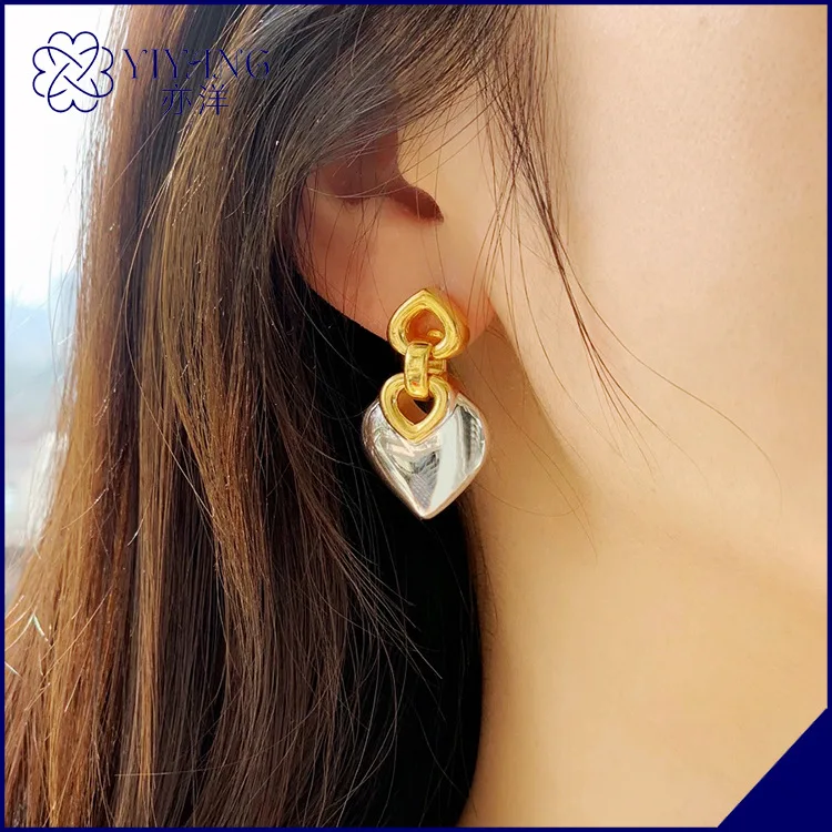 

Индивидуальные трехмерные модные серьги, весенние новые глянцевые серьги