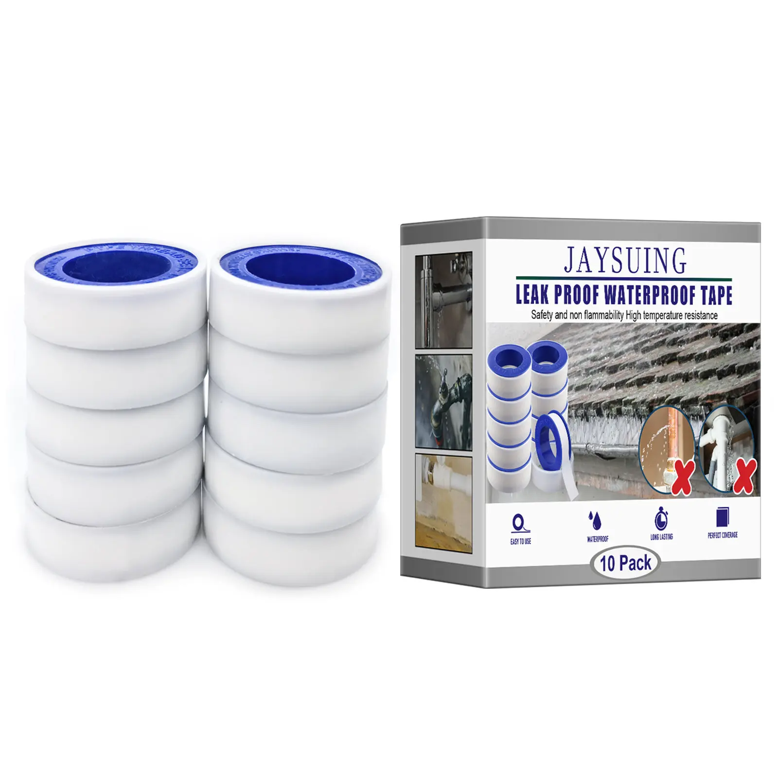

Industrial Sealant Tape Industrial Sealant Tape Industrial Plumbers Tape 10 Rolls Pipe Sealant Tape Plumber Tape For Shower