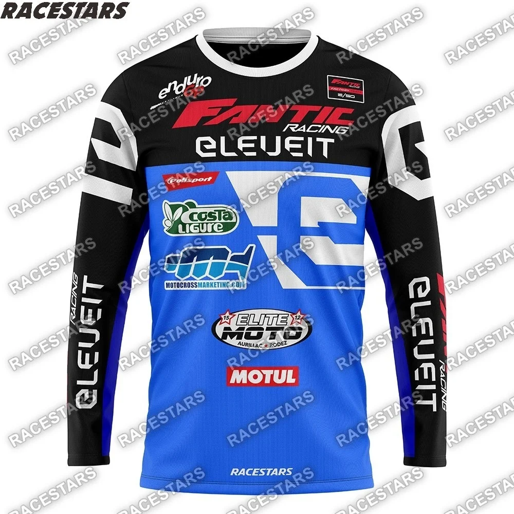 

2024 Enduro Motocross Long Sleeve MTB Jersey Men's Maillot Hombre DH Moto BMX MX ATV Downhill Shirts Off Road Mountain Dirt Bike