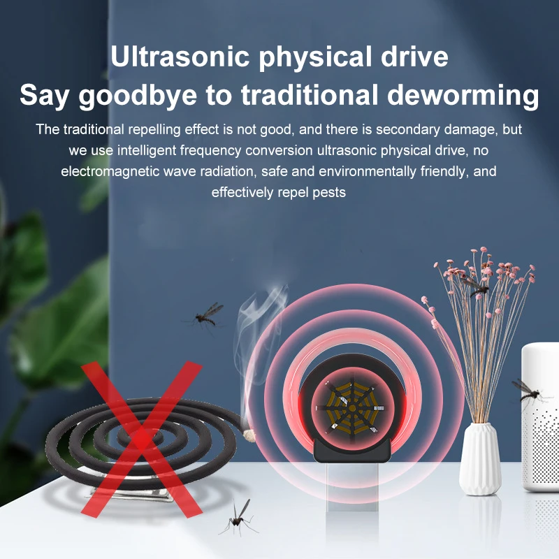 Ультразвуковой репеллент от насекомых портативный USB электронный отпугиватель
