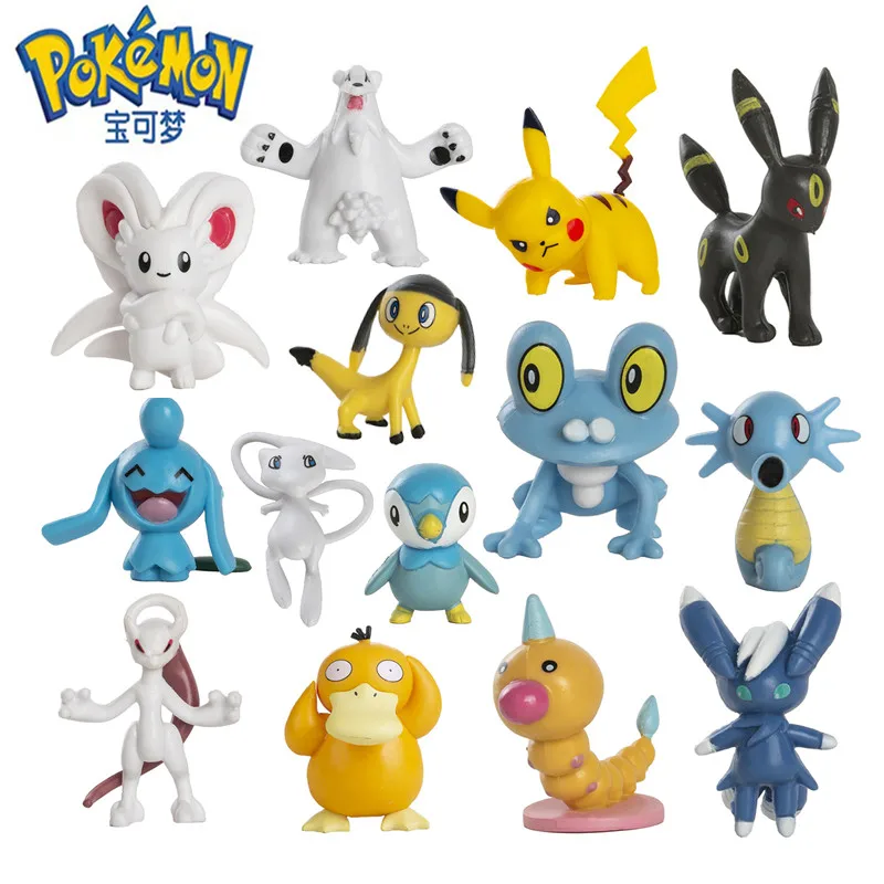 Pikachu Mewtwo Charmander  Gurado Pocket Monster Collection Pet Action Model Toy Gifts