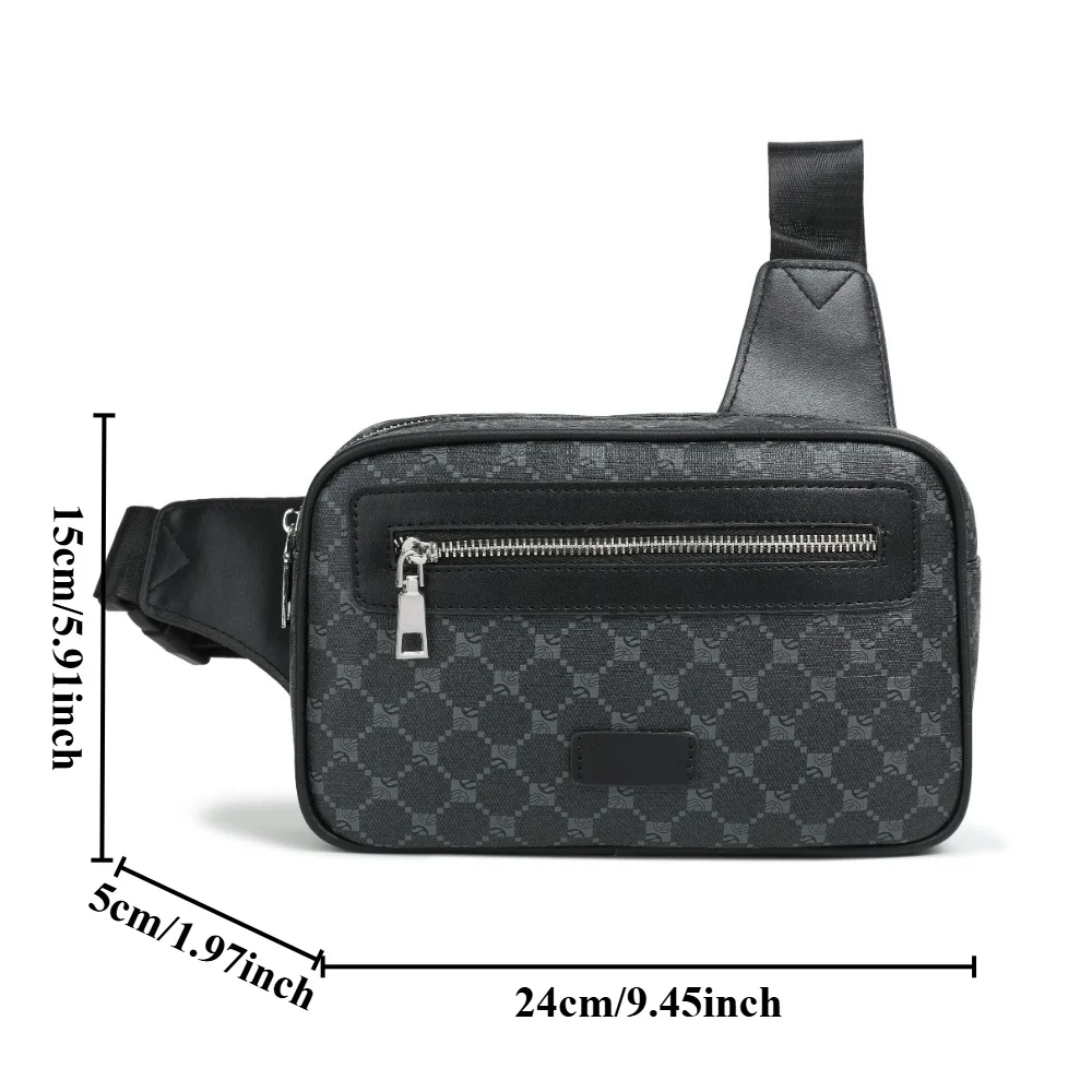 Мужская поясная сумка из искусственной кожи