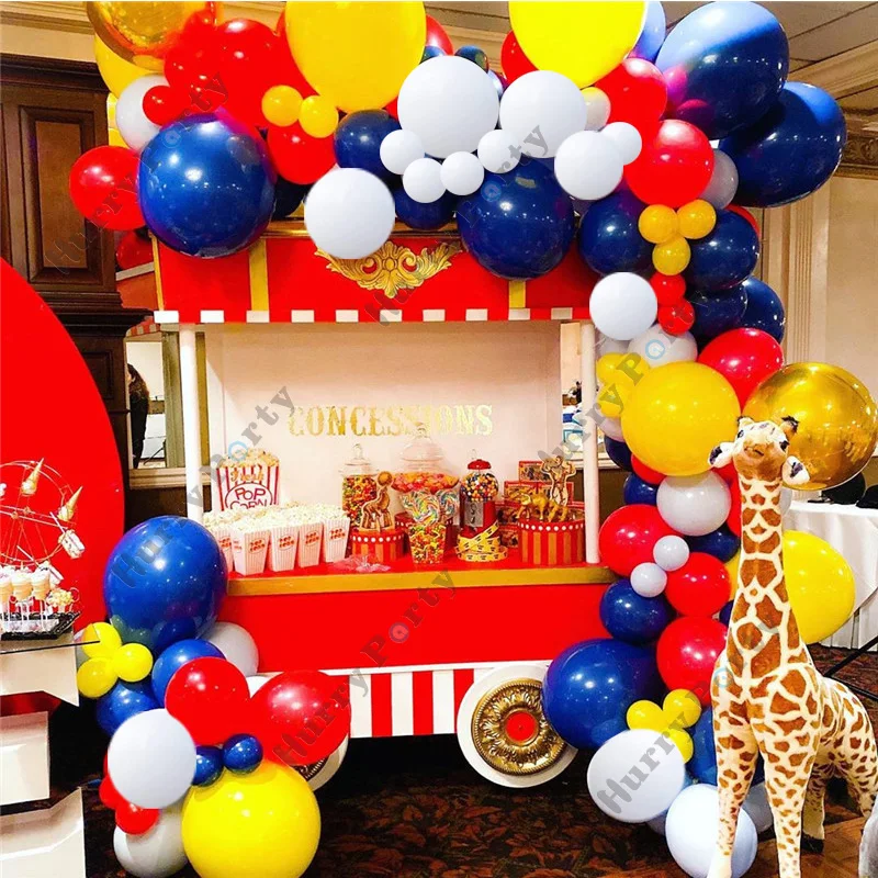 

Baby Shower 1st Birthday Anniversary Party Decoration Balloons Garland Red Yellow Latex Balloon Kit for Wedding Decor