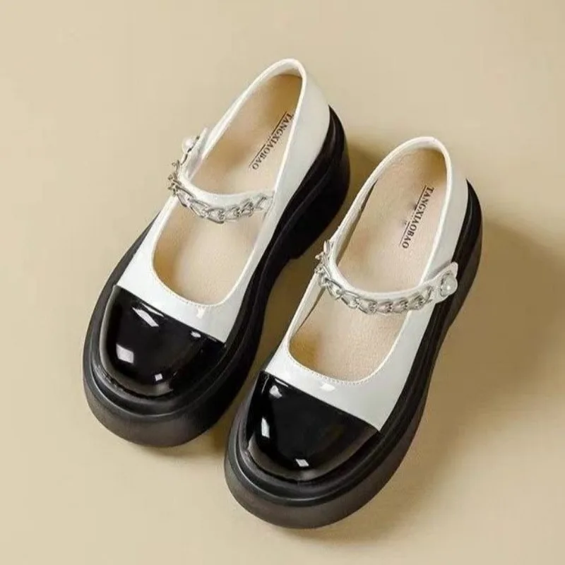 Женская обувь оксфорды на платформе женская универсальные балетки из