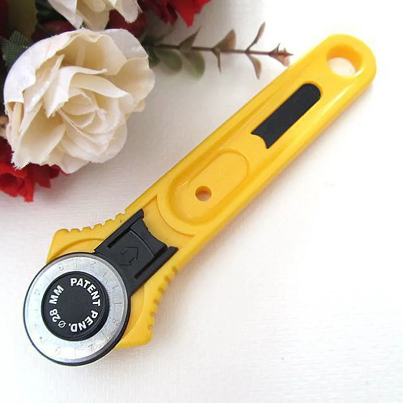 

Stainless Steel Turns Hobs Cloth Knife Cut Round Knife Diam 28mm Paper Cut Knife Patchwork Round Hob Handmade