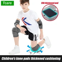 tcare kids elbow braces thick sponge padded crashproof knee pads supports sports protective kneepad for scooter roller skating