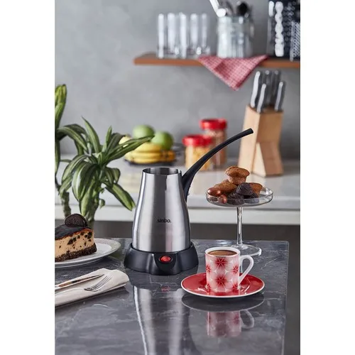 

Sinbo SCM-2957 Electric Coffee Pot Coffee Machine Inox, Hot, Turkish, Comfortable, Practical, Sturdy, Durable