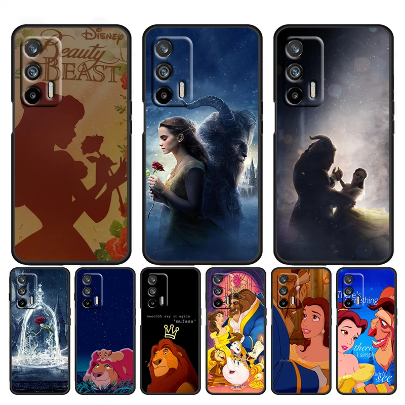 

Disney Beauty Beast For OPPO Reno 9 8 7Z 6 5 4Z 2Z Lite Pro SE Neo 4G 5G Silicone Soft Black Phone Case
